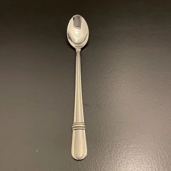 Towle Ariel Frosted Elegant Silver Iced Tea Spoon