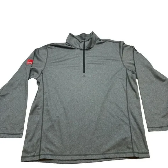 Men’s The North Face Tech 1/4 Zip Fleece Asphalt Grey Heather Size‎ XXL