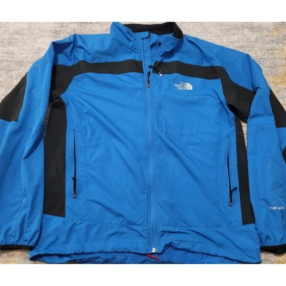 The North Face Amp Hybrid Jacket Jake Blue TNF Apex Softshell AGXB Size XL‎