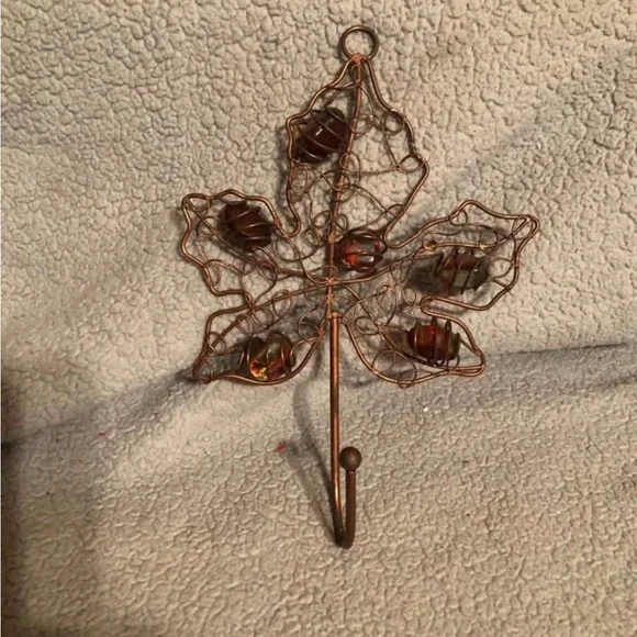 Copper Leaf Wall Hook