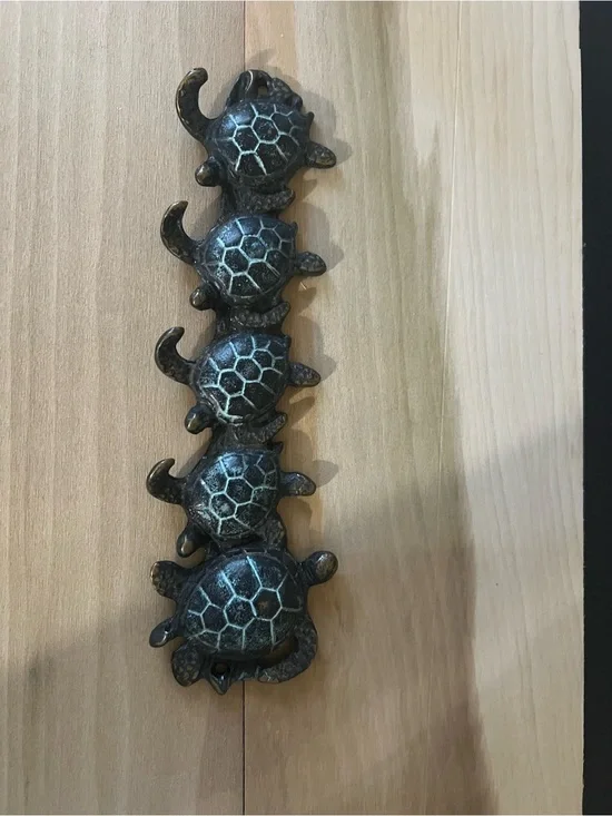 Turtle Wall Key Hook Hanger - Antique Finish