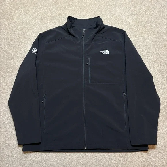 The North Face Windwall Jacket Mens 3XL Black Softshell Full Zip NF0A3LGT Gorp