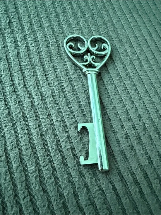 Source Unknown Teal Heart Key Wall Hook