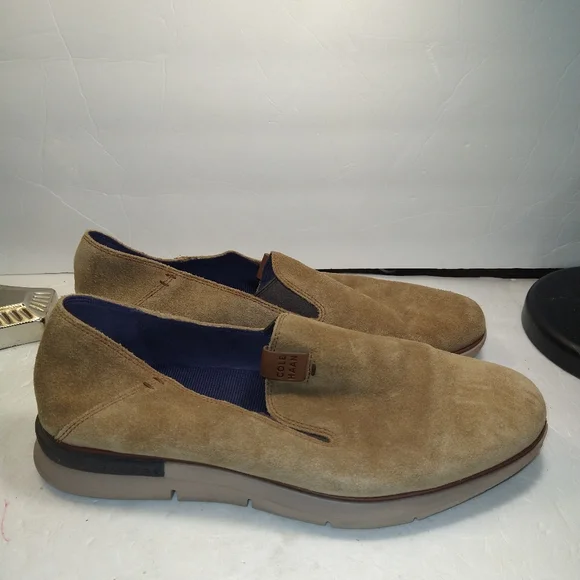 Cole Haan Grand OS Suede Slip On Casual Loafers Shoes Men's sz 11M