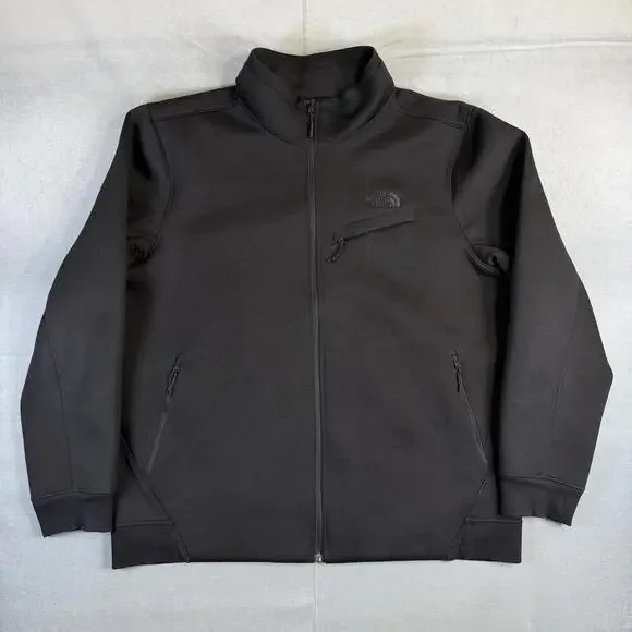The North Face  Jacket Mens XXL Black Thermal 3D Jersey Knit Full Zip NF0A2TDD