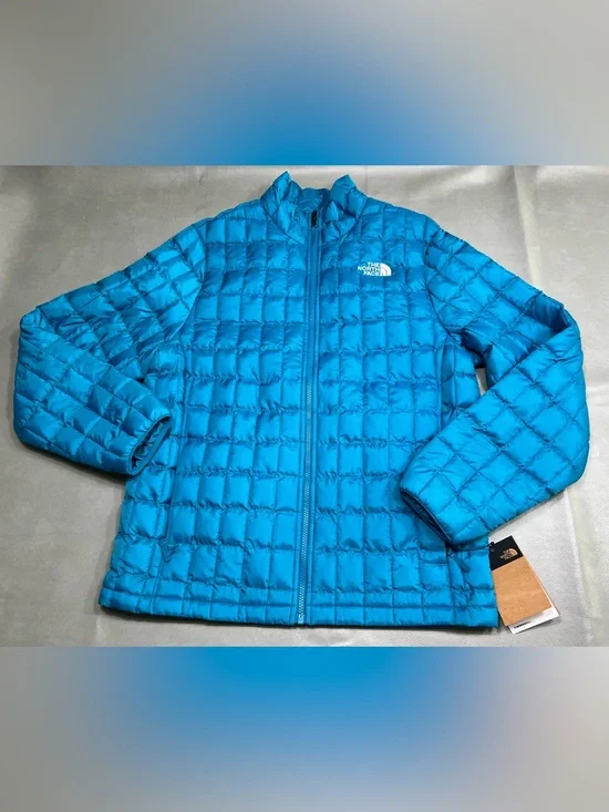 The North Face Men's Thermoball Insulated Jacket Size Medium NWT! Bluish Green