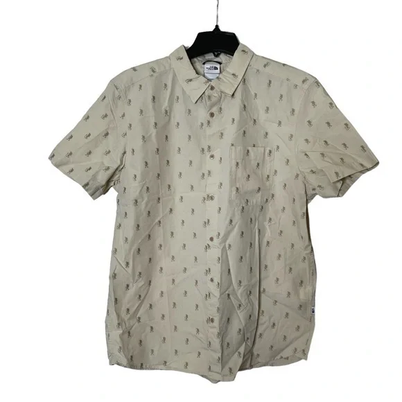 The North Face Bay Trail Jacquard SS Hiker Button Down Shirt - Size XL - NWT