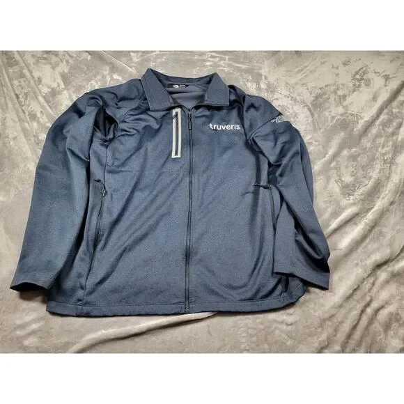 The North Face Jacket Mens XL Canyon Flats Blue‎ Full Zip Truveris Outerwear