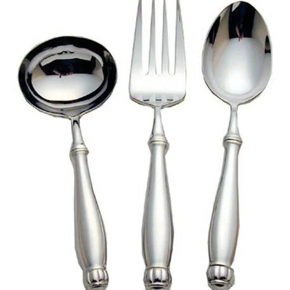NIB Reed & Barton FINIAL 3 PC Serving Set 18/10 Stainless Steel -