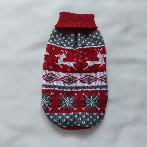 Dog Pet Christmas, Winter Sweater NWOT In Packaging Size 10‎