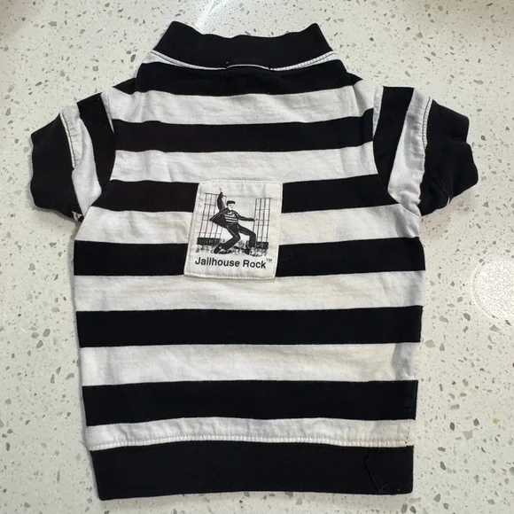 Elvis Presley Striped Dog T-Shirt