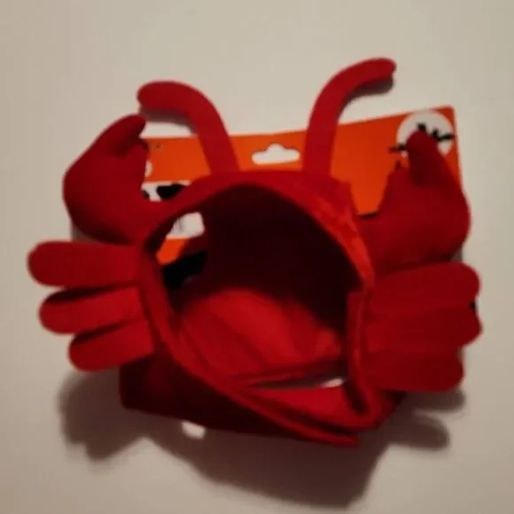 Fang-Tastic Lobster Pet Hat Size Med/Large NWT
