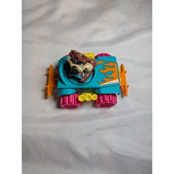 Vintage 1992 Warner Bros Tasmanian Devil Car Kids Meal Toy‎
