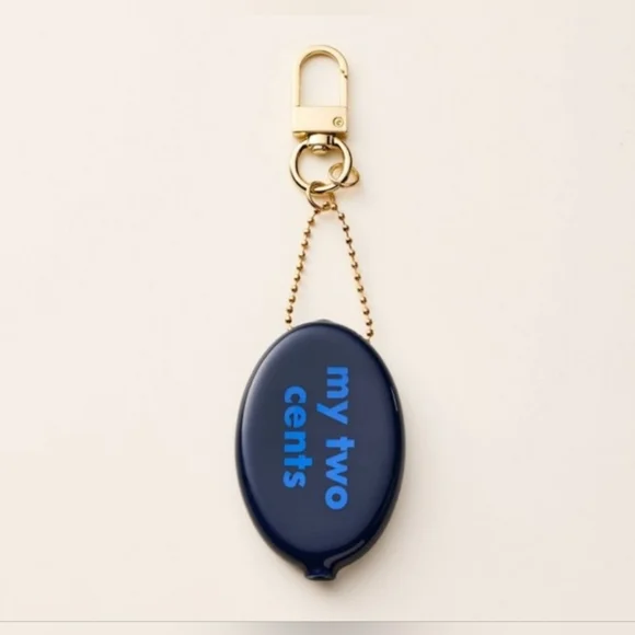 Kate Spade X Target Collection My Two Cents Keychain Coin Purse Holder NWT