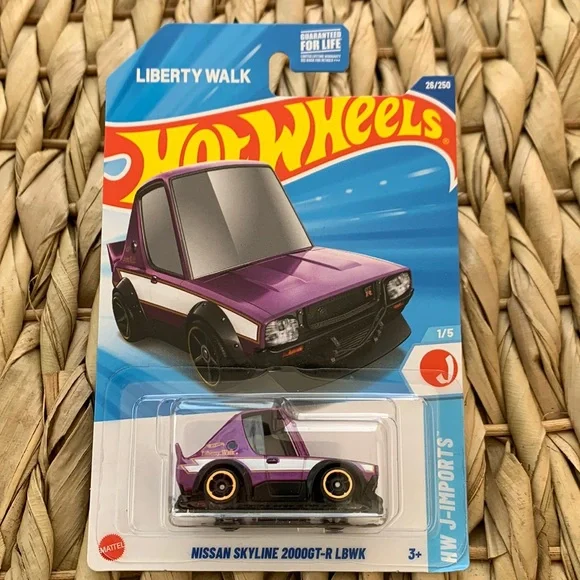 Nissan Skyline 2000GT-R LBWK Tooned Liberty Walk Hot Wheels Hotwheels 2025 New