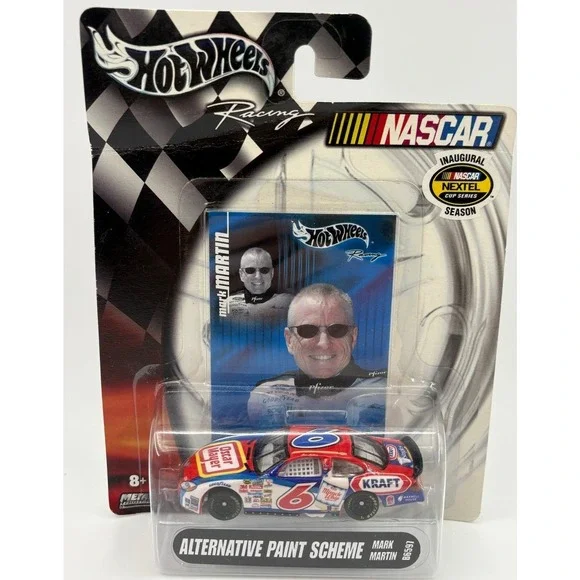 Hot Wheels Racing 1:64‎ Die-Cast Car Mark Martin Alternative Paint Scheme NASCAR