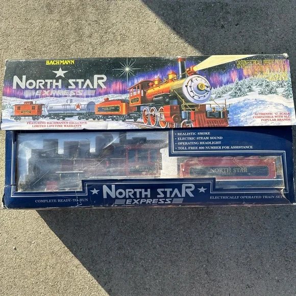 Vintage BACHMANN HO SCALE DIESEL EXPRESS Train Set‎