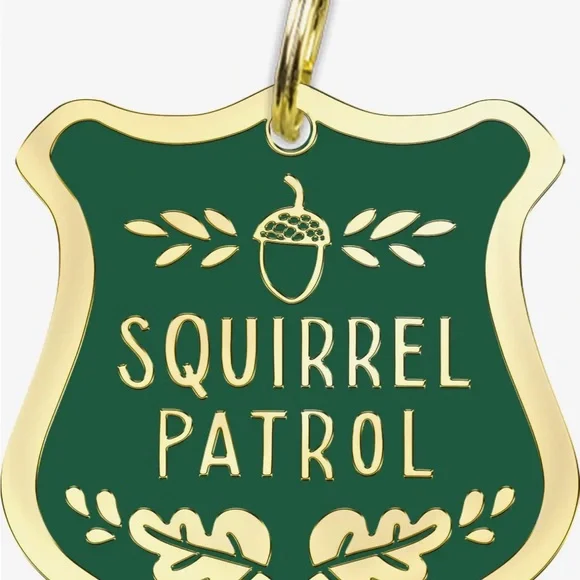 Squirrel‎ Patrol Keychain