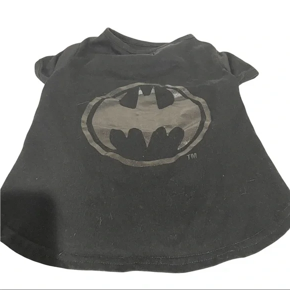 Batman Superhero‎ Black Pet Dog Short Sleeve Tshirt Clothing