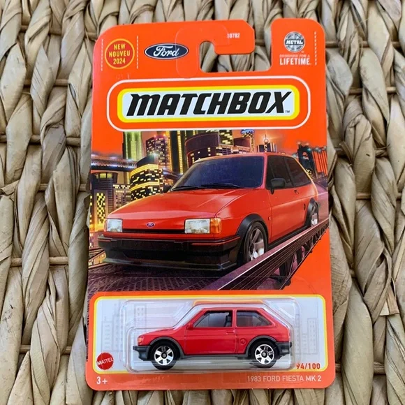 1983 Red Ford Fiesta MK 2 Matchbox MB1446 MBX 80s 1980s Diecast Car New 2024