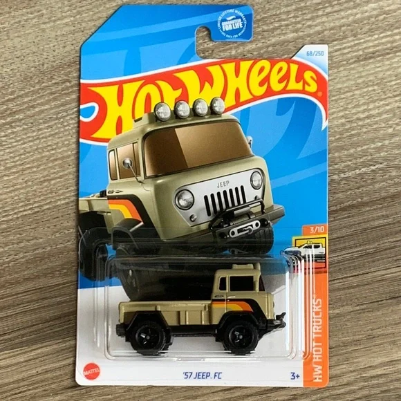 Hot Wheels 1957 Jeep FC HW 1950s 50s Truck Hotwheels Car Mainline 2024 New