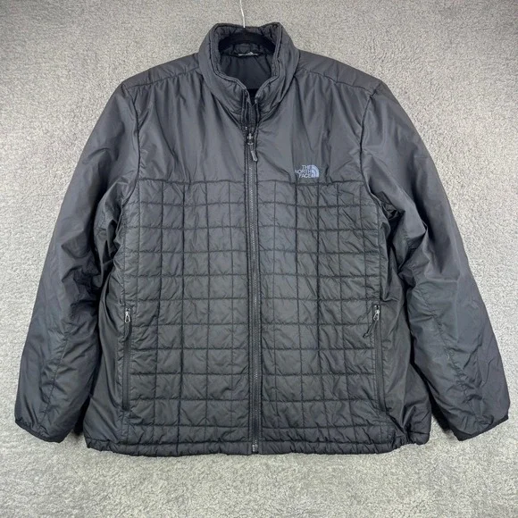 The North Face‎ Mens Jester Jacket Black Hybrid Quilted Insulated XXL F15 *FLAW