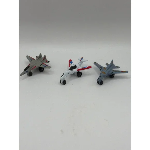 Vintage 80s Micro Imperial Toy Fighter Jets Diecast Military Plane Lot