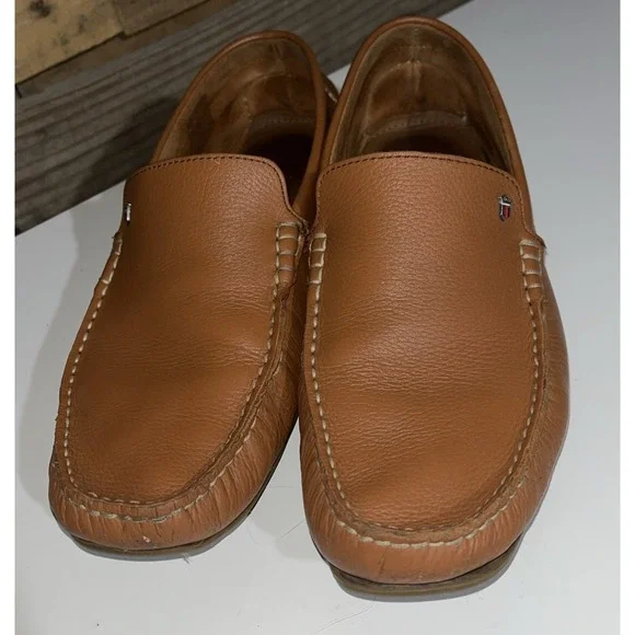 Louis Philippe Loafers Men's Classic‎ Leather Sz 9 US 42 EU Driver Slip On Shoes