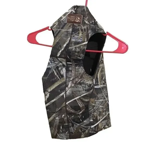 Cabela’s Northern Flight Camouflage Neoprene‎ Hunting Dog Vest Sz L