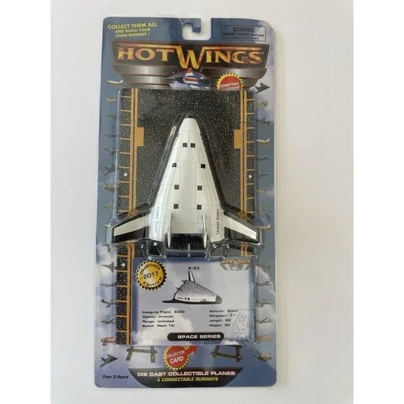 Hot Wings‎ X-33 Space Series Die Cast Plane 2017 Collector Edition NASA Shuttle