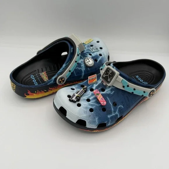 Crocs x Back To The Future Classic Clog - Size Men's 6 / Women's 8 Delorean New