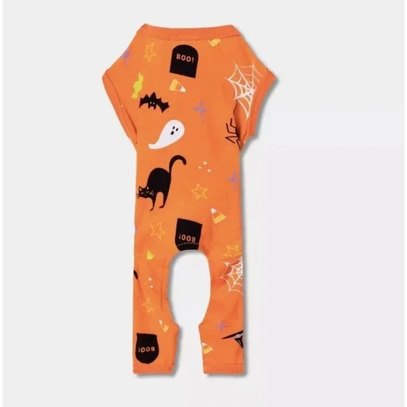 Hyde & EEK! Halloween Pumpkins Ghost Dog and Cat Pet Pajama‎ Small