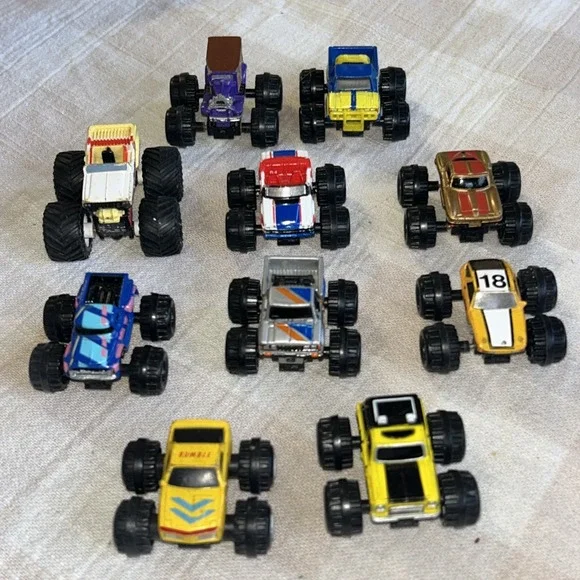 Micro‎ Machines Galoob Mustang Monster Car Truck 4x4 Vintage Toy Lot Of 10 F11