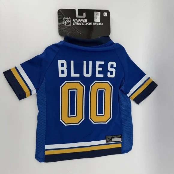 St. Louis Blues Size Large NHL Hockey Dog Jersey BLU-4006-LG Canine Pet Apparel