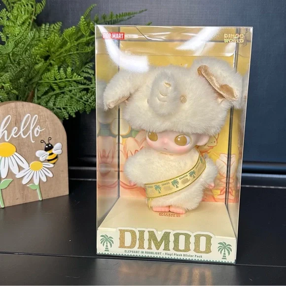 Pop Mart Dimoo Elephant in Moonlight‎ Vinyl Plush Thailand Exclusive Bag Charm