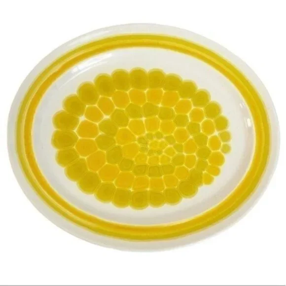 Vintage 1970 Franciscan Sundance Earthenware 102-73 Oval serving Platter 13.5