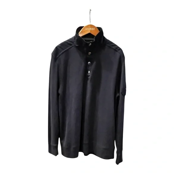 Banana Republic Snap Collar Pullover Thermal Texture,‎ Size L