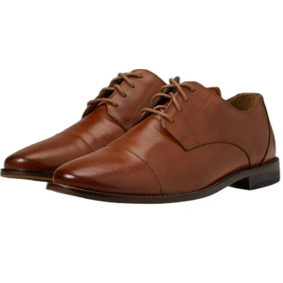 Florsheim Montinaro Leather Cap Toe Men's size 11.5D 11738 Tan Brown NEW scuffs