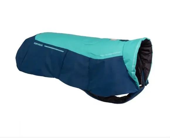 Ruffwear Vert Jacket Insulated Vest Winter Aurora Teal Blue Large