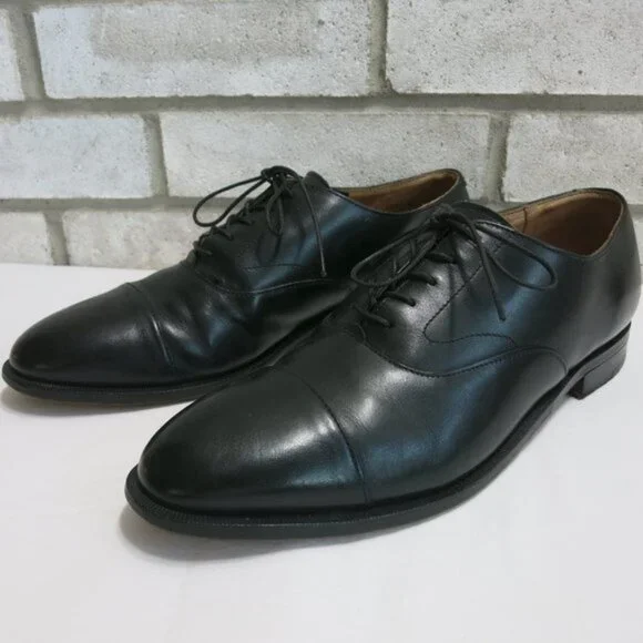 Cole Haan Cap Toe Leather Dress Oxford Shoes Men's Formal Footwear Size 12 B