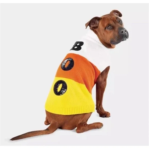 Halloween‎ Candy Corn Boo Dog Sweater Hyde & EEK! Boutique