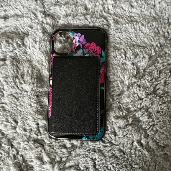 iPhone 11 floral case with wallet