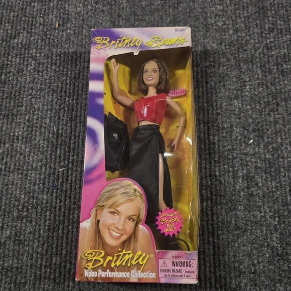 Vintage 2000 Britney‎ Spears Doll Video Performance Collection Play Along 2000
