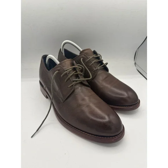 Cole Haan Harrison Goodwill welted  Derby Mens Brown Leather Size 9.5 M