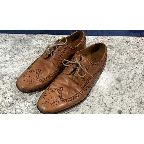 Men's 10.5 Cole Haan Brown Dress Shoes
