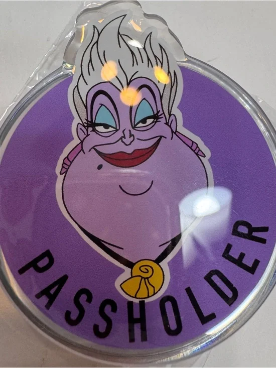 Handmade phone grip of Ursula the sea witch and “PASSHOLDER”