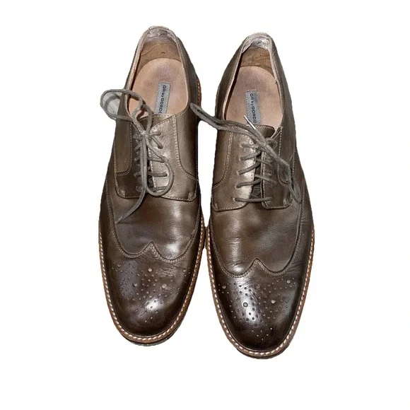 Gordon Rush Men's Oxford Dress Shoes Sz 11.5 Brown Leather Ewan 11203 Heel Wear