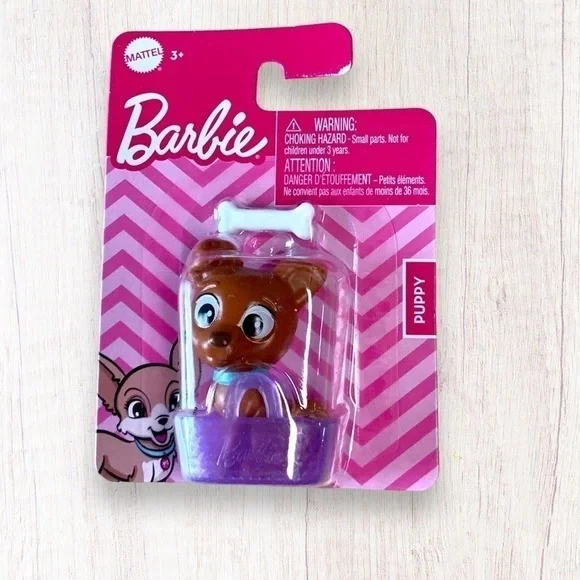 Mattel Barbie Pet Animal Accessories with Tote Set Puppy Dog NWT