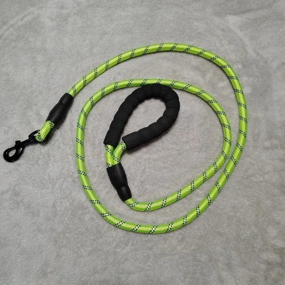Panykoo Strong Pet Dog Leash 6 Foot Reflective Green New Comfort Sturdy