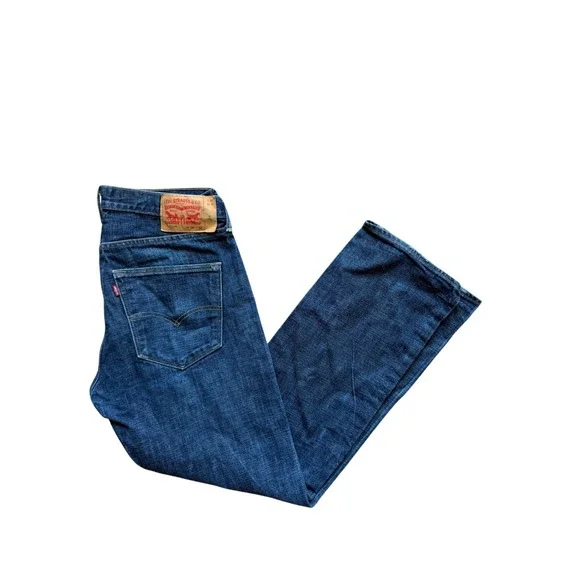 Levi's 501 Original Fit Jeans Mens 32x32 Medium Blue Button Fly Straight Leg
